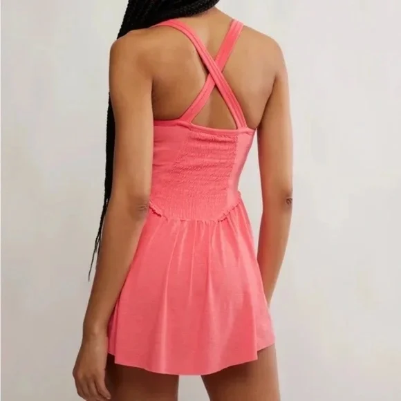 NEW FREE PEOPLE SMOCKIN HOT DRESS, SMALL - Picture 2 of 13